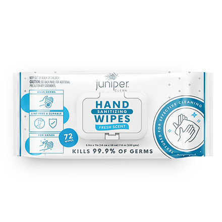 Juniper Clean Hand Wipes Flow Pack