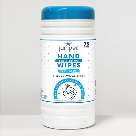 Juniper Clean Hand Sanitizing Wipes