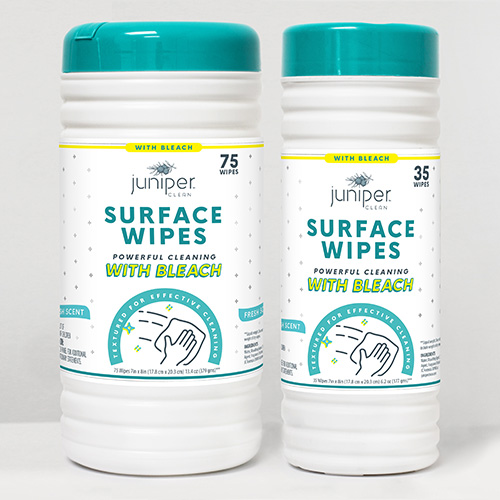 Juniper Clean Surface Sanitizing Wipes With Bleach